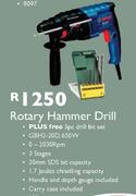 Bosch Rotary Hammer Drill-650W