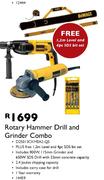 DeWalt Rotary Hammer Drill And Grinder Combo-D25013CKMEA2-QS