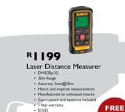 DeWalt Laser Distance Measurer-30m Range