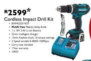 Makita Cordless Impact Drill Kit