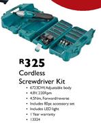 Makita Cordless Screwdriver Kit