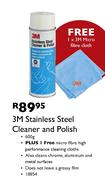 3m Stainless Steel Cleaner And Polish-600gm