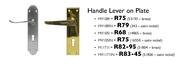 Handle Lever On Plate-MV1051N