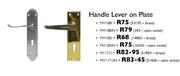 Handle Lever On Plate-MI1711N