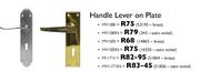 Handle Lever On Plate-MV1081