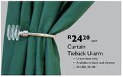 Curtain Tieback U-Arm
