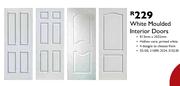 White Moulded Interior Doors