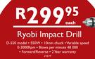 Ryobi Impact Drill D-550