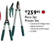 Raco 3pc Pruner Set