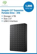 Seagate 2.5" Expression Portable Drive 4TB