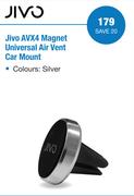 Jivo AVX4 Magnet Universal Air Vent Car Mount Silver