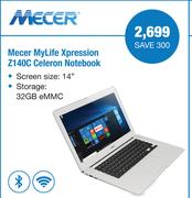 Mecer MyLife Xpression Z140C Celeron Notebook