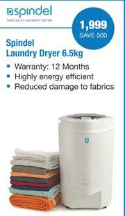 Special Spindel Laundry Dryer 6.5Kg m.guzzle .za