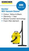 Karcher WD1 Vacuum Cleaner