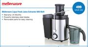 Mellerware Liqua Fresh Juice Extractor-600W