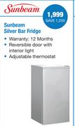 Sunbeam Silver Bar Fridge