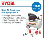 Ryobi Air Compressor With Spray Gun Kit
