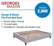 George & Mason Peyton Flat Pack Bed Base