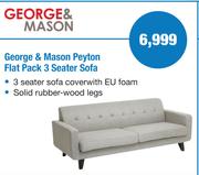George & Mason Peyton Flat Back 3 Seater Sofa