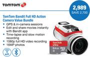 TomTom Bandit Full HD Action Camera Value Bundle