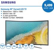 Samsung 49" FHD Curved LED TV 49K6500