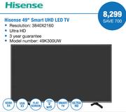 Hisense 49" UHD Smart LED TV 49K300UW