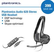 Plantronics Audio 628 Stereo USB Headset