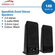 SpeedLink Event Stereo Speakers
