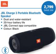 JBL Charge 3 Portable Bluetooth Speaker