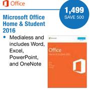 Microsoft Office Home & Student 2016
