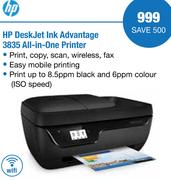 HP Deskjet Ink Advantage 3835 All-In-One Printer