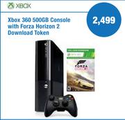 Xbox 360 500GB Console With Forza Horizon 2 Download Token