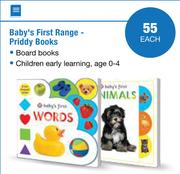 Baby's First Range Priddy Books-Each