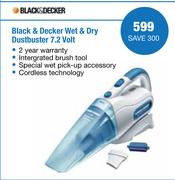 Black & Decker Wet & Dry Dustbuster 7.2 Volt
