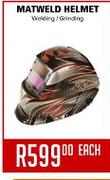 Matweld Helmet Welding/Grinding-Each
