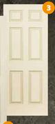 Buco Deep Moulded Door 6 Panel 813 x 2032mm-Each