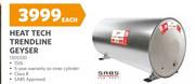 Heat Tech 150Ltr Trendline Geyser-Each