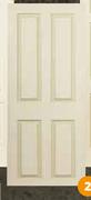 Buco Deep Moulded Door 4 Panel 813 x 2032mm-Each