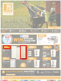 BUCO : Build Fresh Possibilities (21 September - 09 October 2022) | Valid In Alice, Butterworth, Cofimvaba, Ngcobo, King William's Town, Buffalo Road, Fleet Street, Lusikisiki, Mdantsane, Mthatha, page 1