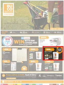 BUCO : Build Fresh Possibilities (21 September - 09 October 2022) | Valid In Alice, Butterworth, Cofimvaba, Ngcobo, King William's Town, Buffalo Road, Fleet Street, Lusikisiki, Mdantsane, Mthatha, page 1