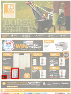 BUCO : Build Fresh Possibilities (21 September - 09 October 2022) | Valid In Alice, Butterworth, Cofimvaba, Ngcobo, King William's Town, Buffalo Road, Fleet Street, Lusikisiki, Mdantsane, Mthatha, page 1