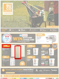 BUCO : Build Fresh Possibilities (21 September - 09 October 2022) | Valid In Alice, Butterworth, Cofimvaba, Ngcobo, King William's Town, Buffalo Road, Fleet Street, Lusikisiki, Mdantsane, Mthatha, page 1