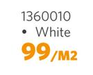 Fabris Ceramic White Tile 600 x 600mm-Per Sqm