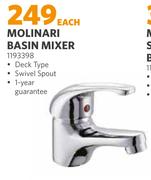 Molinari Basin Mixer 1193398