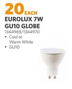 Eurolux 7W GU10 Globe-Each