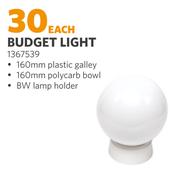 Budget Light-Each