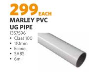 Marley 6m PVC UG Pipe