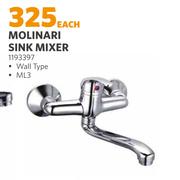 Molinari Sink Mixer (Wall Type) 1193397