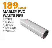Marley 6m PVC Waste Pipe
