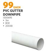 3m PVC Gutter Downpipe